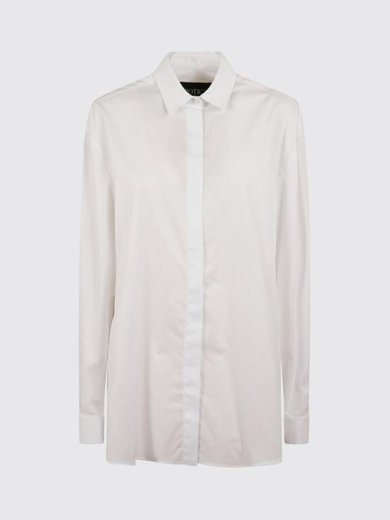26FW 돈답 셔츠 DC524CF0200XXXX 001 White 1 - DONDUP