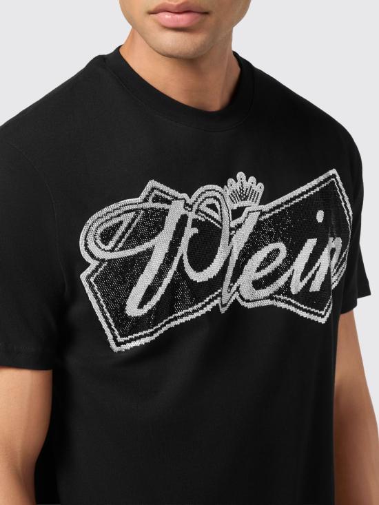 26FW 필립 플레인 반팔 티셔츠 AAECMTK8726PJY002N 02 Black - PHILIPP PLEIN