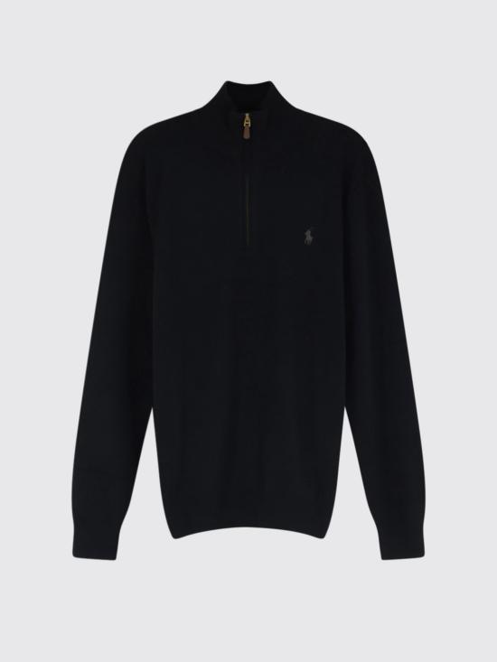26FW 폴로 랄프로렌 집업 니트 710876756 002 Black - POLO RALPH LAUREN