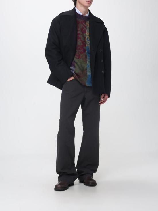 26FW 드리스 반 노튼 코트 262020194216 900 Black - DRIES VAN NOTEN