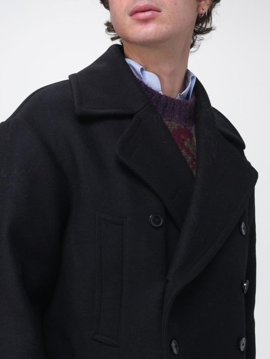 26FW 드리스 반 노튼 코트 262020194216 900 Black - DRIES VAN NOTEN