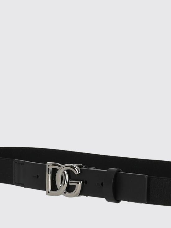 26FW [키즈] 돌체앤가바나 벨트 EC0083A0547 8B956 Black - DOLCE & GABBANA