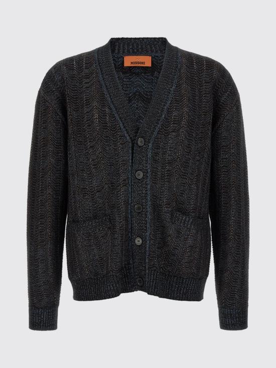 26FW 미소니 스웨터 US26WM0G S72RM Blue - MISSONI
