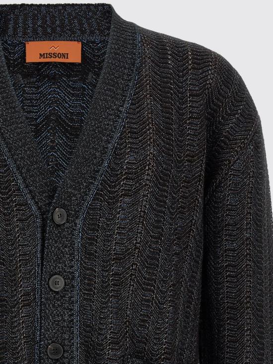 26FW 미소니 스웨터 US26WM0G S72RM Blue - MISSONI