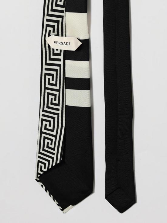 26FW 베르사체 넥타이 10246271A18823 5B040 Black - VERSACE