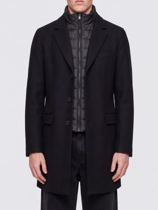 26FW 에르노 에코울 레이어드 체스터 코트 CA000202U33344 9300 Black