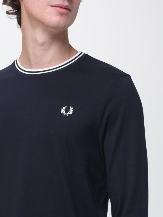 26FW 프레드페리 긴팔 티셔츠 M9602 795 Navy - FRED PERRY