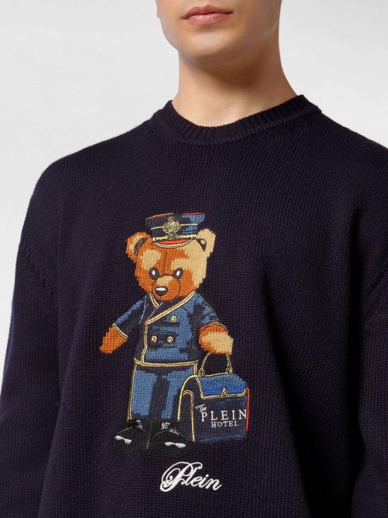 26FW 필립 플레인 스웨터 FAECMKO1525PTE003N 24 Navy - PHILIPP PLEIN