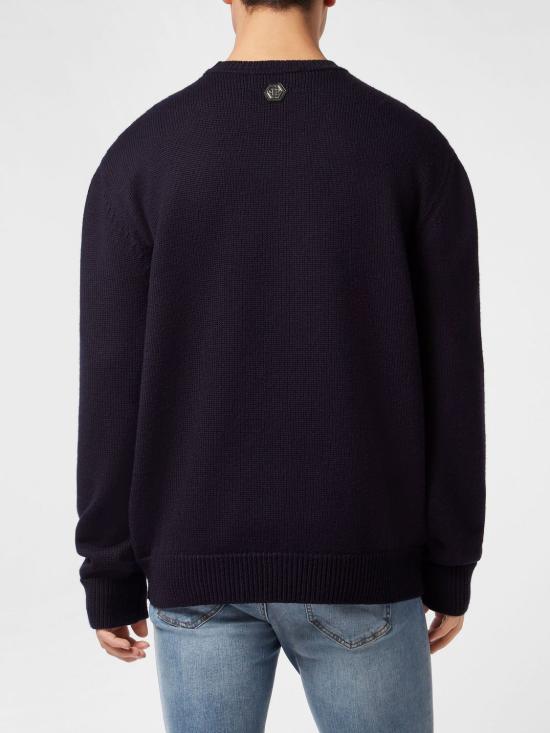 26FW 필립 플레인 스웨터 FAECMKO1525PTE003N 24 Navy - PHILIPP PLEIN