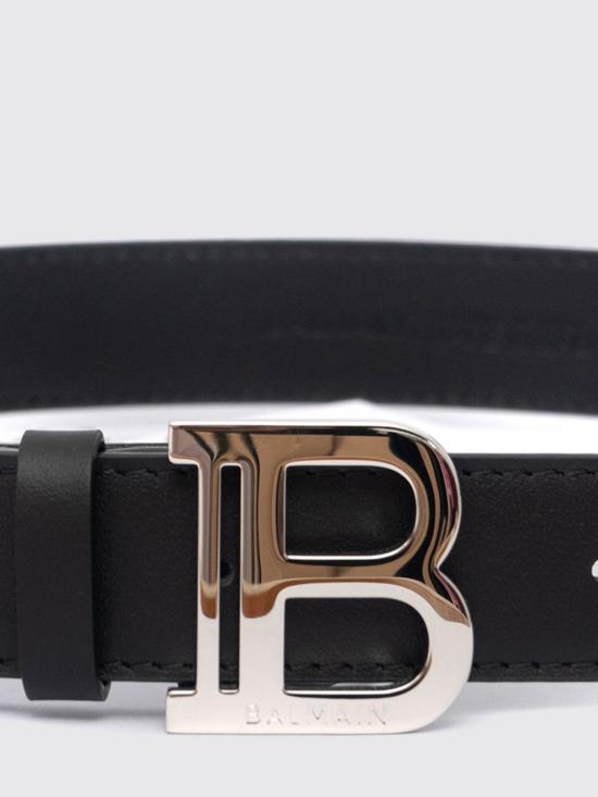 26FW [키즈] 발망 벨트 BX0P21Z1371 930AG Black - BALMAIN
