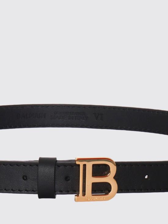 26FW [키즈] 발망 벨트 BY0C01Z1371 930OR Black - BALMAIN
