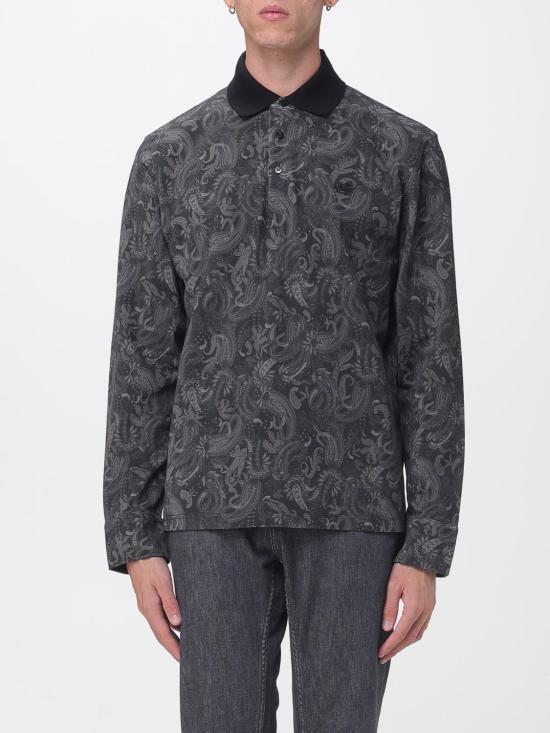 26FW 에트로 폴로 티셔츠 MRMD0025AK14F X0810 Black