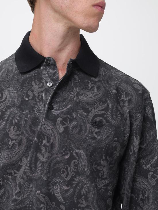 26FW 에트로 폴로 티셔츠 MRMD0025AK14F X0810 Black - ETRO
