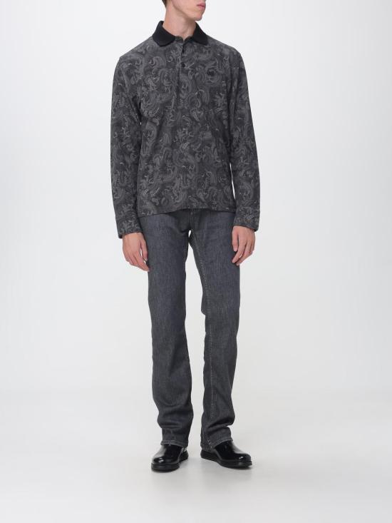 26FW 에트로 폴로 티셔츠 MRMD0025AK14F X0810 Black - ETRO