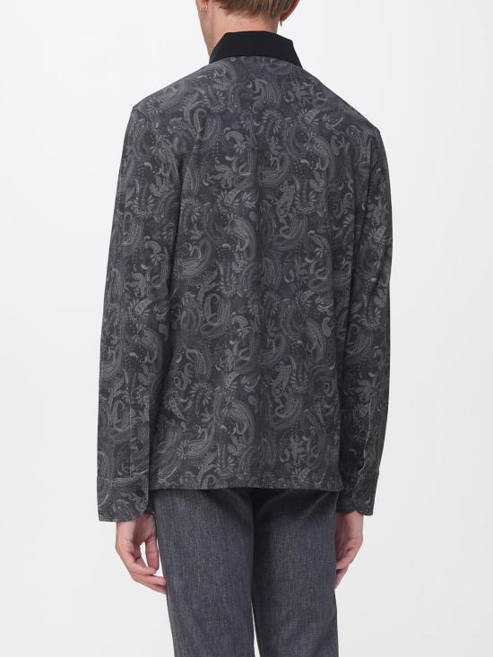 26FW 에트로 폴로 티셔츠 MRMD0025AK14F X0810 Black - ETRO