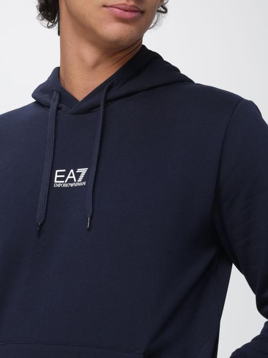 26FW 엠포리오 아르마니 후드 티셔츠 8NPM37PJVTZ 1562 Blue - EMPORIO ARMANI