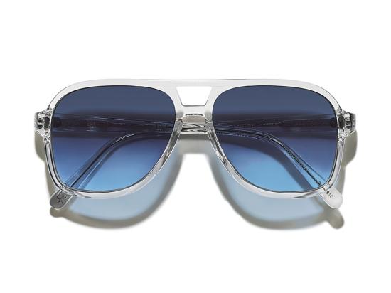 26SS 모스콧 선글라스 오르셰이 더블 브릿지 투명 아세테이트 - MOSCOT