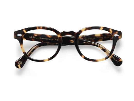 26SS 모스콧 선글라스 호피 무늬 Or-Lem-O 금속 장식 안경 - MOSCOT