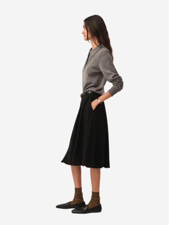 26FW 더 가먼트 반팔 티셔츠 가먼트 베르겐 V 폴로 - THE GARMENT