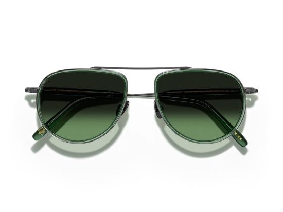 25FW 모스콧 선글라스 그린 Or-Trf-S 그라데이션 메탈 에비에이터 - MOSCOT