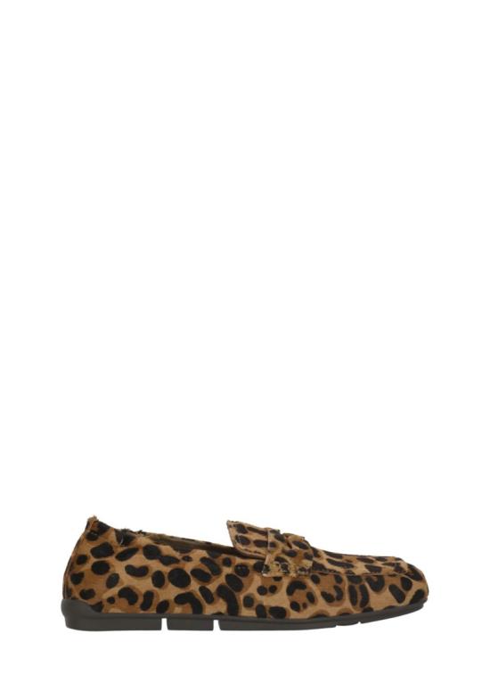 26FW 아쉬 플랫 슈즈 BARKLEY02PONY LEOPARDBROWN MULTI