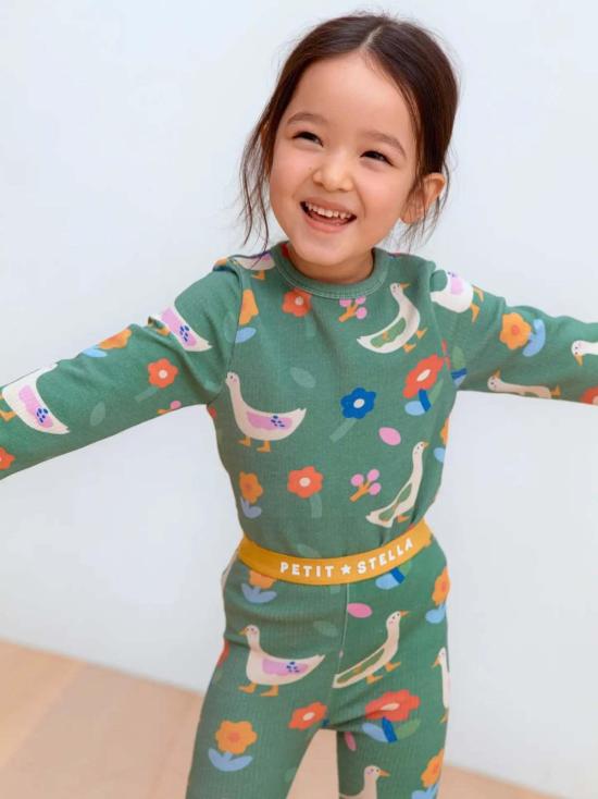  [키즈] Petit Stella 라운지 웨어 키즈 쁘띠 스텔라 덕 피마 블렌드 잠옷 세트 - OTHER BRANDS