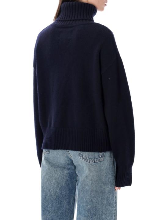 26FW 익스트림캐시미어 니트웨어 CROPXTRANAVY Black - EXTREME CASHMERE