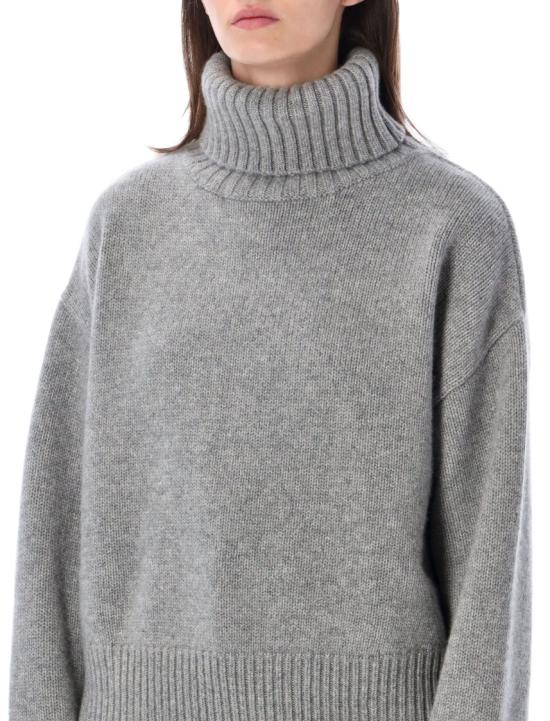 26FW 익스트림캐시미어 니트웨어 CROPXTRAGOAT Grey - EXTREME CASHMERE