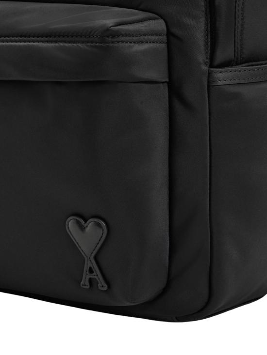 26FW 아미 나일론 마르셀 백팩 ULL728AW0001001 Black - AMI
