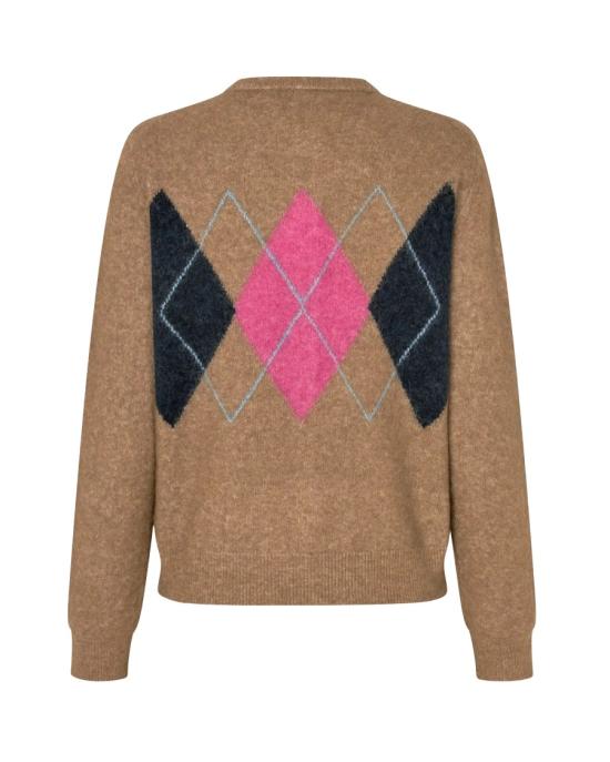 26FW 삼소앤삼소 니트웨어 1843384 Brown - SAMSOE SAMSOE