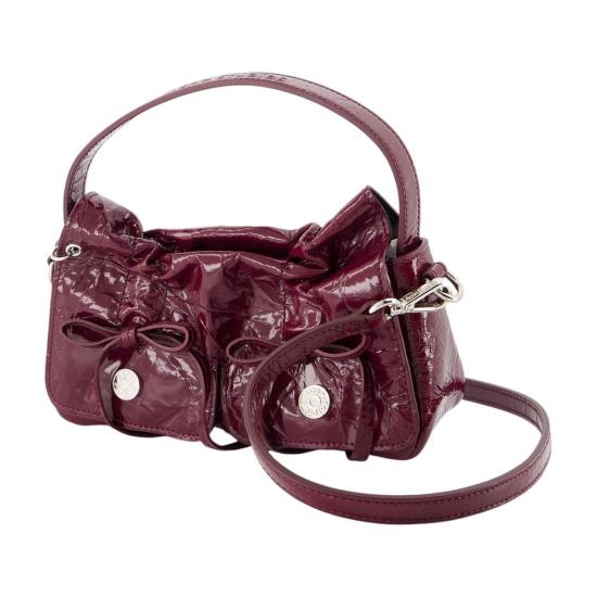 26FW 아크네 스튜디오 멀티포켓 마이크로 백 A10500 ACR BURGUNDY - ACNE STUDIOS