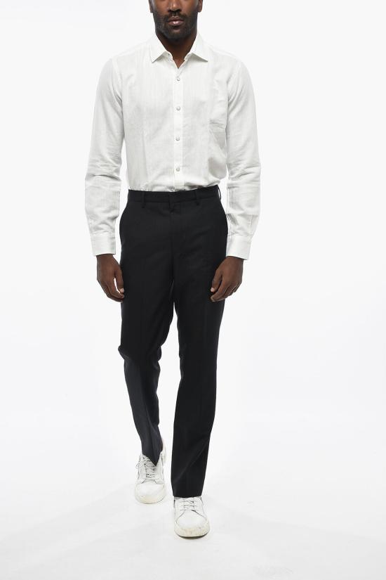  드리스 반 노튼 스트레이트 팬츠 20921 3183 900 24 Black - DRIES VAN NOTEN