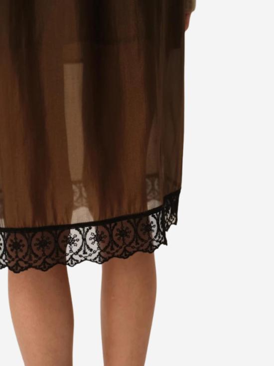  더 가먼트 미디 스커트 가먼트 질리안 레이스 스커트 에스프레소 - THE GARMENT