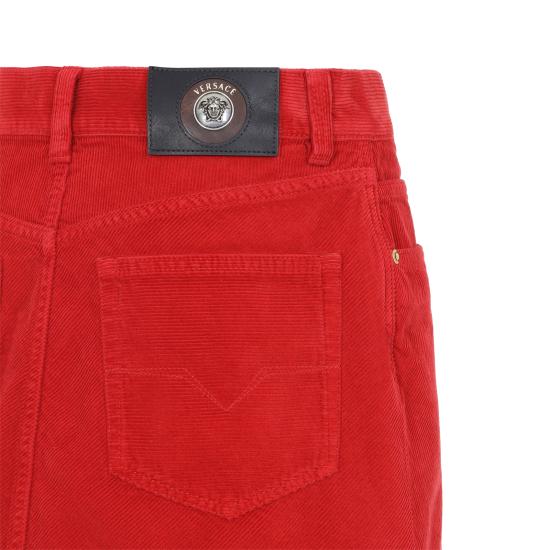 26FW 베르사체 숏 스커트 1026749 1A19167 1DA80 RED - VERSACE