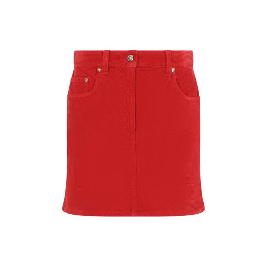 26FW 베르사체 숏 스커트 1026749 1A19167 1DA80 RED