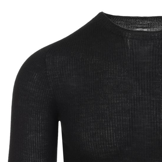 26FW 릭 오웬스 스웨터 RU02F4637 RIBM 09 BLACK - RICK OWENS