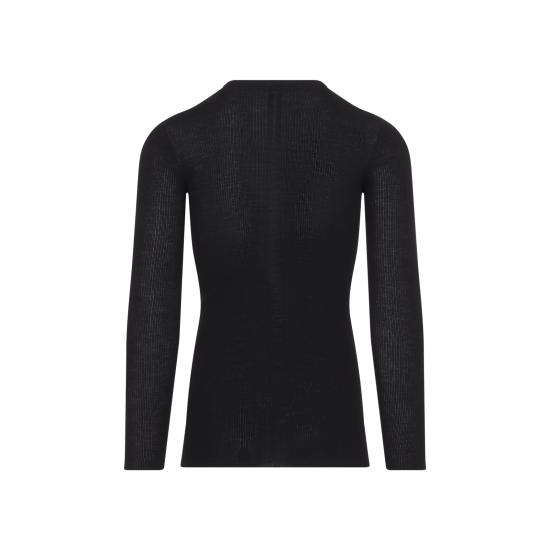 26FW 릭 오웬스 스웨터 RU02F4637 RIBM 09 BLACK - RICK OWENS