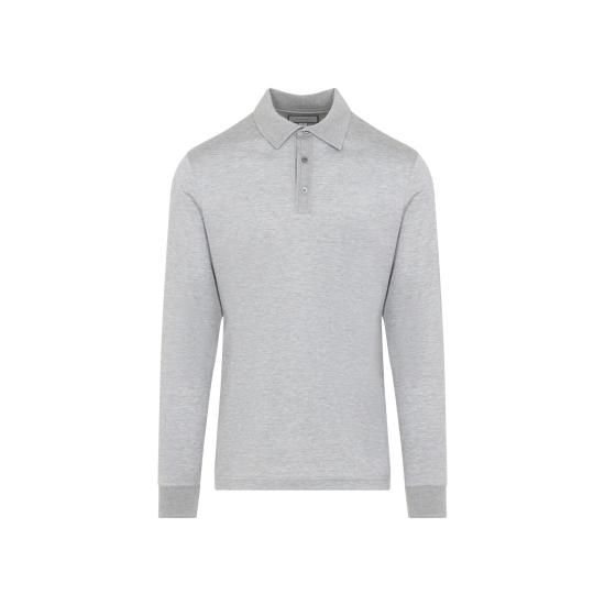 26FW 카날리 폴로 티셔츠 T0949 MJ02453 201 GRIGIO CHIARO