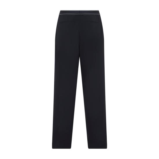 26FW 카사블랑카 스트레이트 팬츠 MPF26TR48301 BLACK - CASABLANCA
