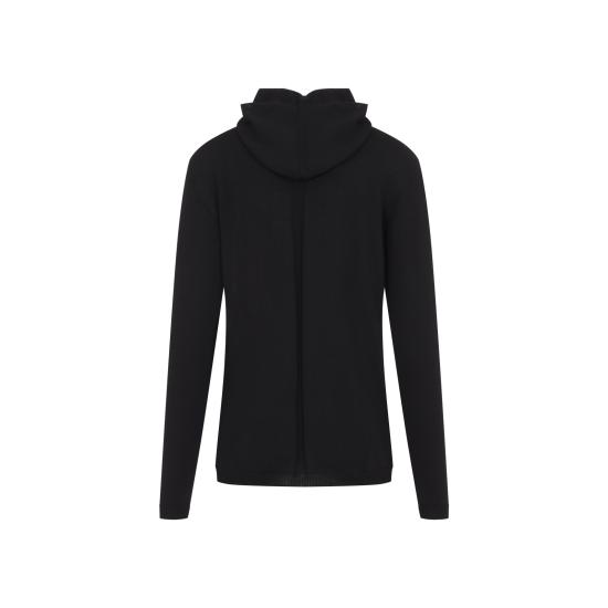 26FW 릭 오웬스 후드 티셔츠 RU02F4613 M 09 BLACK - RICK OWENS