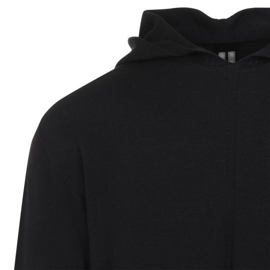 26FW 릭 오웬스 후드 티셔츠 RU02F4613 M 09 BLACK - RICK OWENS