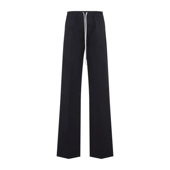 26FW 릭 오웬스 스트레이트 팬츠 RU02F4378 TE 09 BLACK