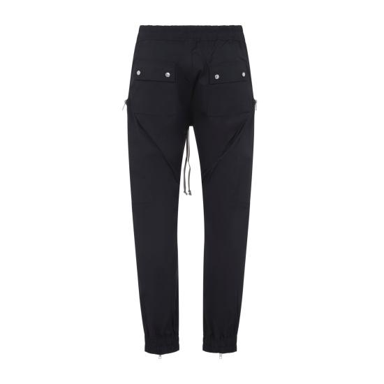 26FW 릭 오웬스 타워 하이저 카고 팬츠 RU02F4368 TE 09 BLACK - RICK OWENS
