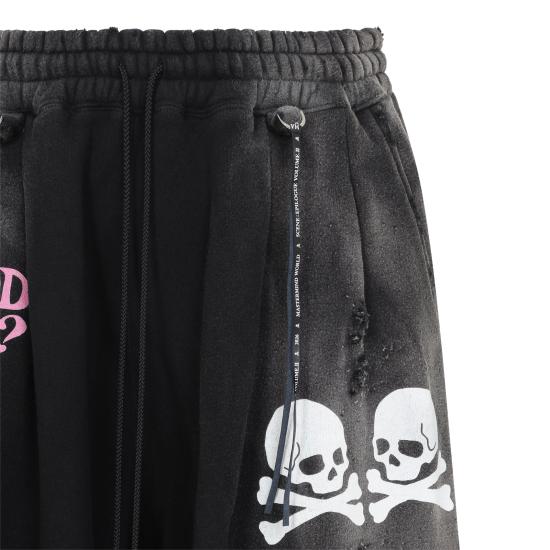 26FW 마스터마인드 스트레이트 팬츠 MW26SE2PA036 008 BLACK - MASTERMIND