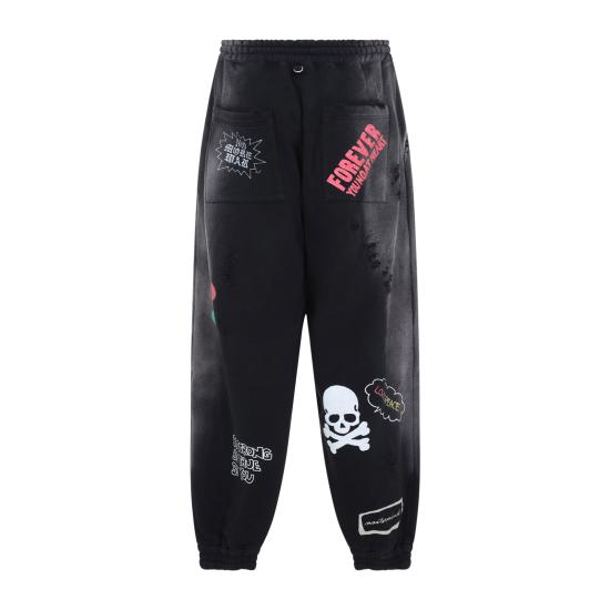 26FW 마스터마인드 스트레이트 팬츠 MW26SE2PA036 008 BLACK - MASTERMIND
