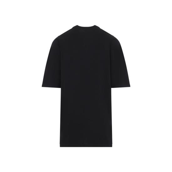 26FW 릭 오웬스 반팔 티셔츠 RU02F4249 JA 09 BLACK - RICK OWENS