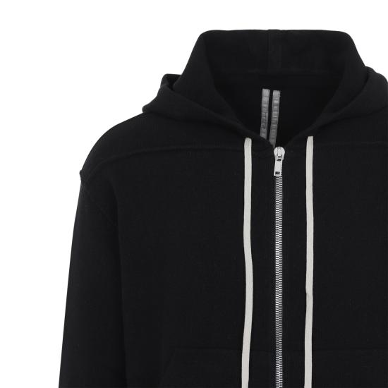 26FW 릭 오웬스 후드 티셔츠 RU02F4614 WSBR 09 BLACK - RICK OWENS