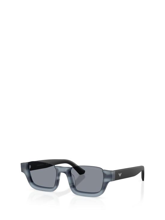 25FW 엠포리오 아르마니 선글라스 EA4268U 6368 1 STRIPED HAVANA BLUE - EMPORIO ARMANI