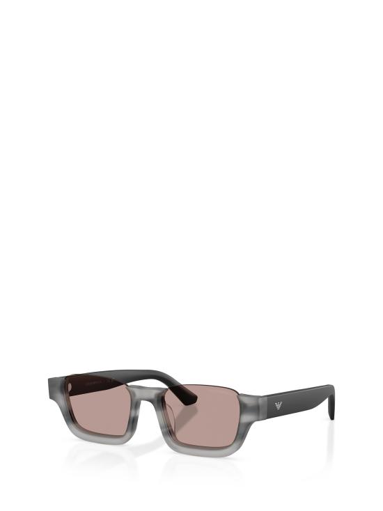 25FW 엠포리오 아르마니 선글라스 EA4268U 63677N STRIPED HAVANA GREY - EMPORIO ARMANI