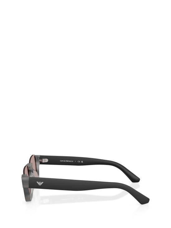 25FW 엠포리오 아르마니 선글라스 EA4268U 63677N STRIPED HAVANA GREY - EMPORIO ARMANI